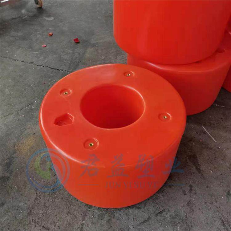 库区抽水电机浮筒 滚塑异形浮体 定制河道水产养殖增氧机浮体