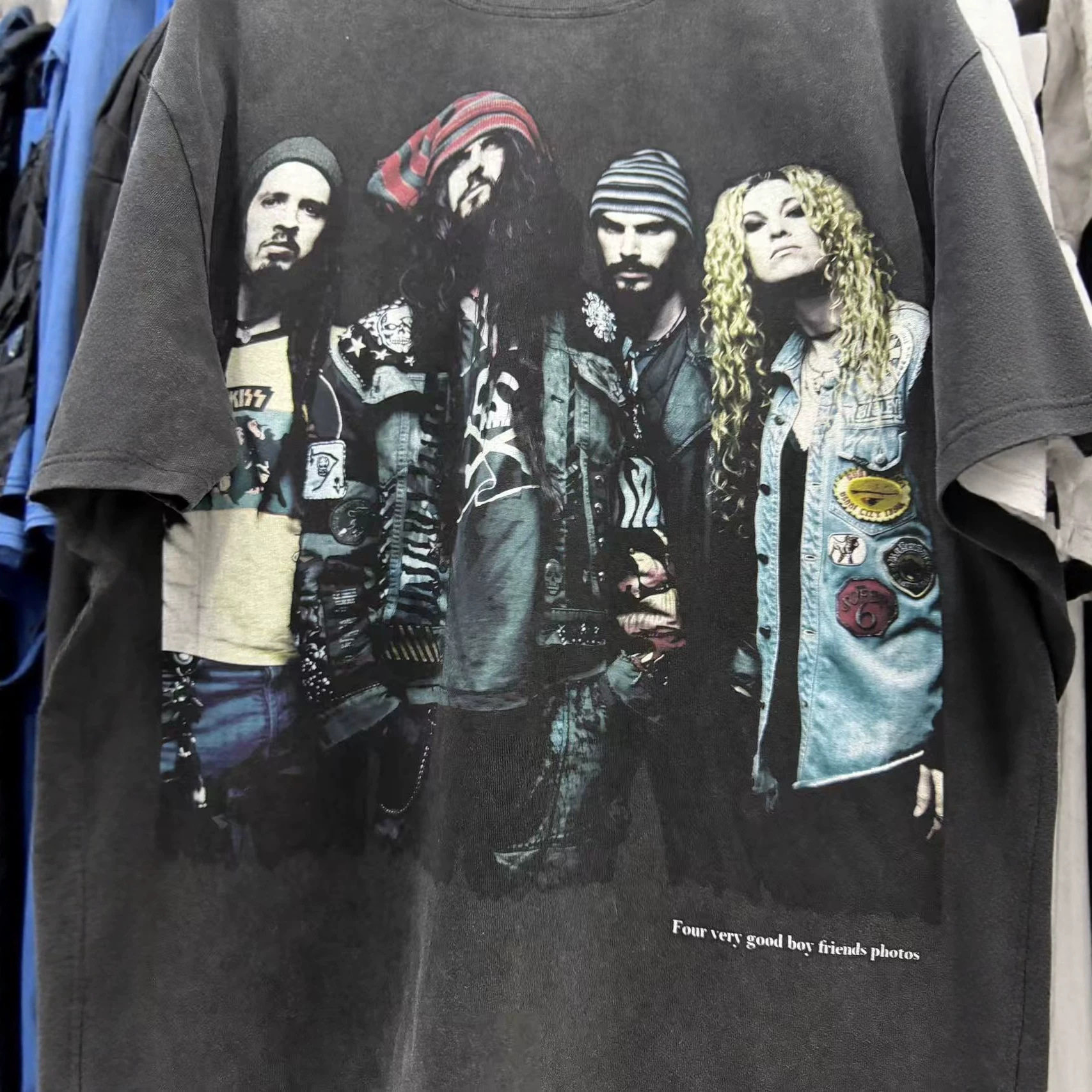 Vintage Tee 1996 white zombie 白僵尸 限定版复古水洗短袖T恤