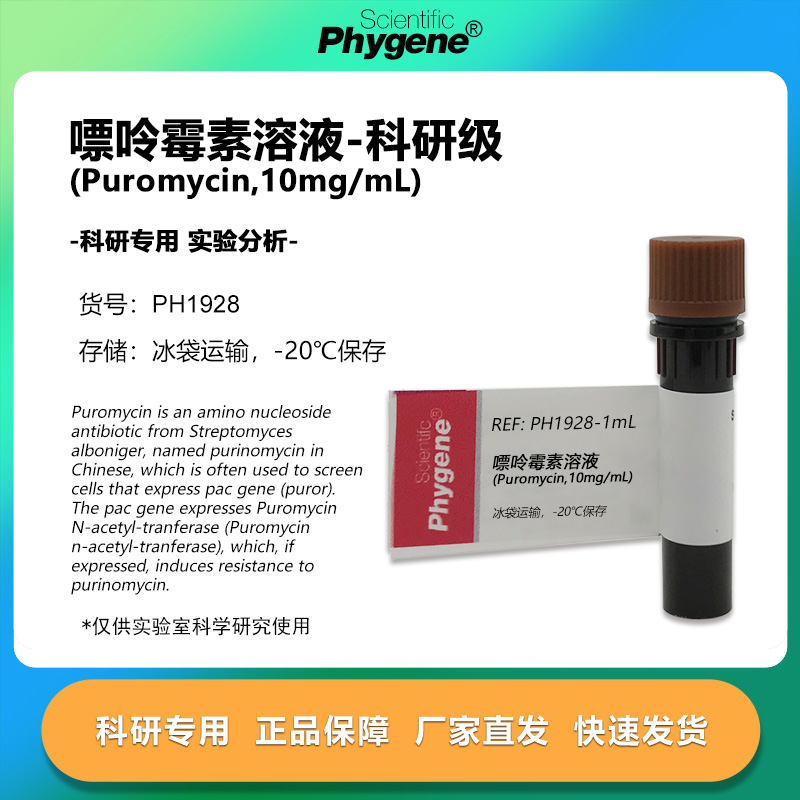 嘌呤霉素溶液实验专用