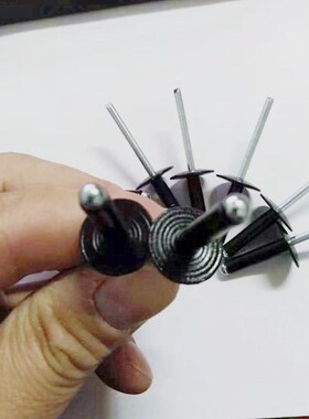 黑色大帽b抽芯铆钉彩色大头拉柳钉黑头烤漆圆头柳丁铝拉钉M4M5包