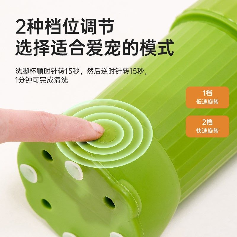 狗狗洗脚杯宠物专用小狗自动进y门擦脚神器清洁足狗爪子猫咪洗爪
