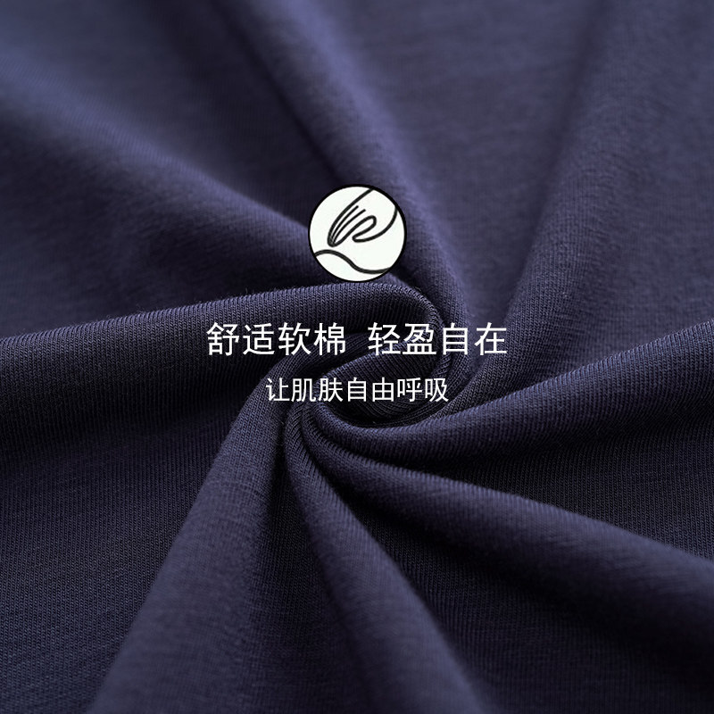 大码半袖睡衣套头睡袍男士夏款纯棉C薄款短袖加肥加大睡裙男土夏