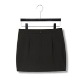 超短裙女无内衬黑色弹力紧身小个子E正装 半身裙一步包臀裙夏季 薄