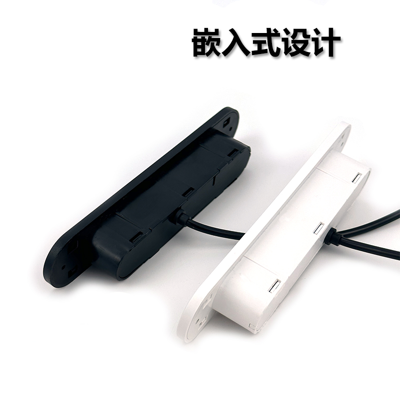 床头插座嵌入式排插隐藏带UwSB充电感应夜灯床头柜手机内嵌充电器