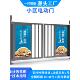 小区防撞防夹电动广告门人行通道闸人脸识别刷卡门禁对开栅栏门