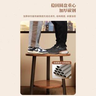茶几小桌子客厅家用沙发边几可移动圆形阳台茶桌卧室床头柜置物架