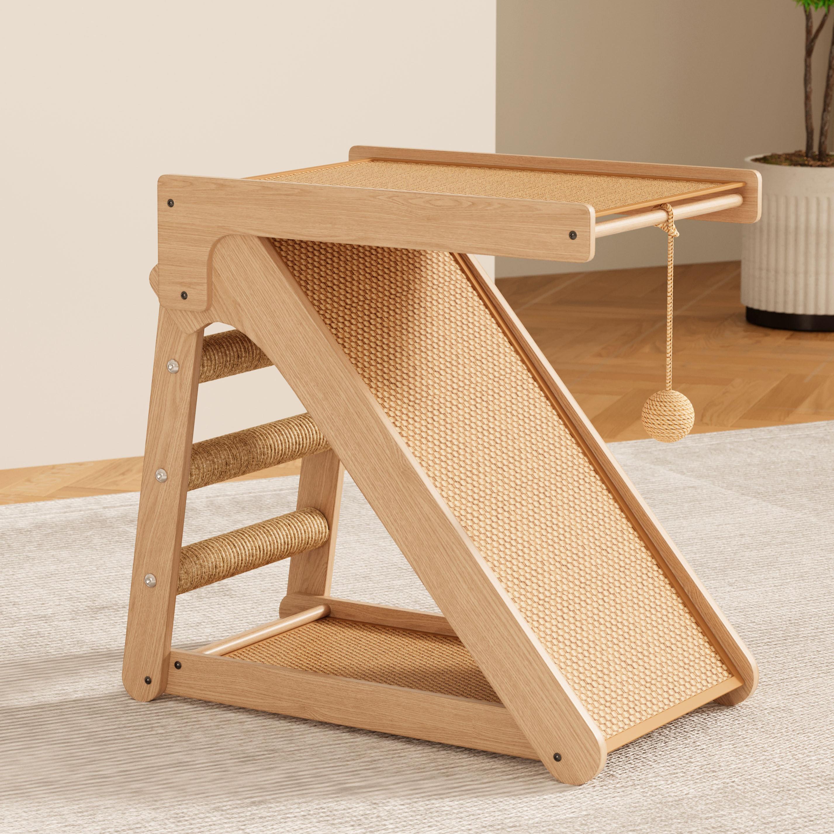 三角剑麻折叠猫抓板磨爪器耐磨耐抓不掉屑四季魔术贴剑麻垫猫窝