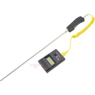 铝液锌水铝水火焰温度计高温温度计大把手K铠装热电偶炉温度温度