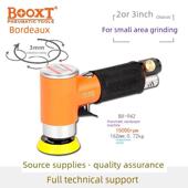 台湾Booxt气动磨床砂纸机偏心气动抛光机小型进口2寸 3寸Bx 942