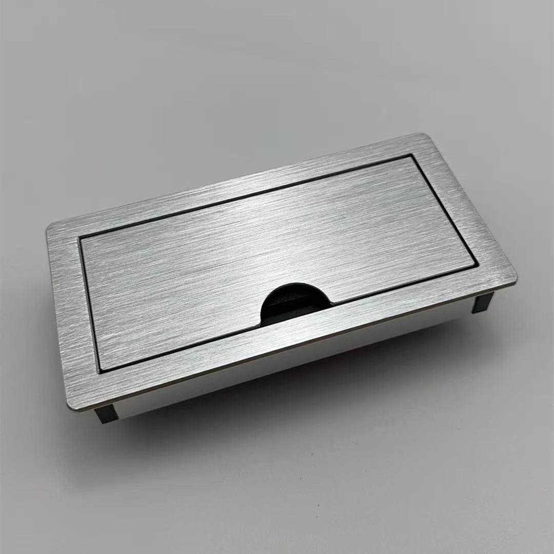 台面办公会议桌多功能线盒信息电源插板多媒体桌面插座面板嵌入式