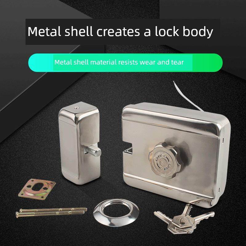 安将军门禁电控锁家用感应刷卡静音锁钩子锁小区电子锁出租屋门锁