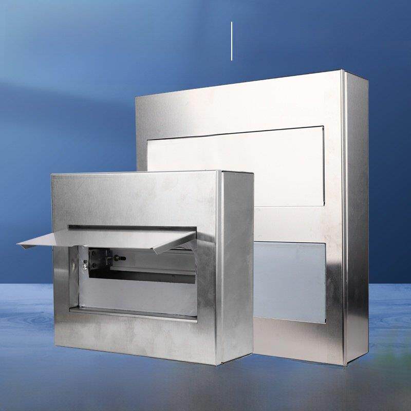 家用不锈钢Pz30电箱双排48路隐蔽防锈18/20位强力电箱表面安装空