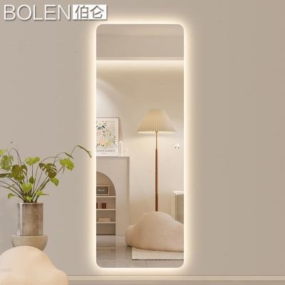 BOLEN 智能穿衣镜充电led全身镜带灯家用试衣镜壁挂触摸屏发光镜