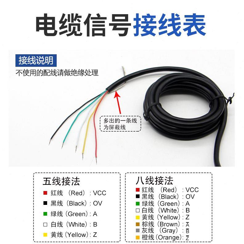 CHBG勃嘉光电编码器增量式编码器ZBP3808旋转编码器增量编码器
