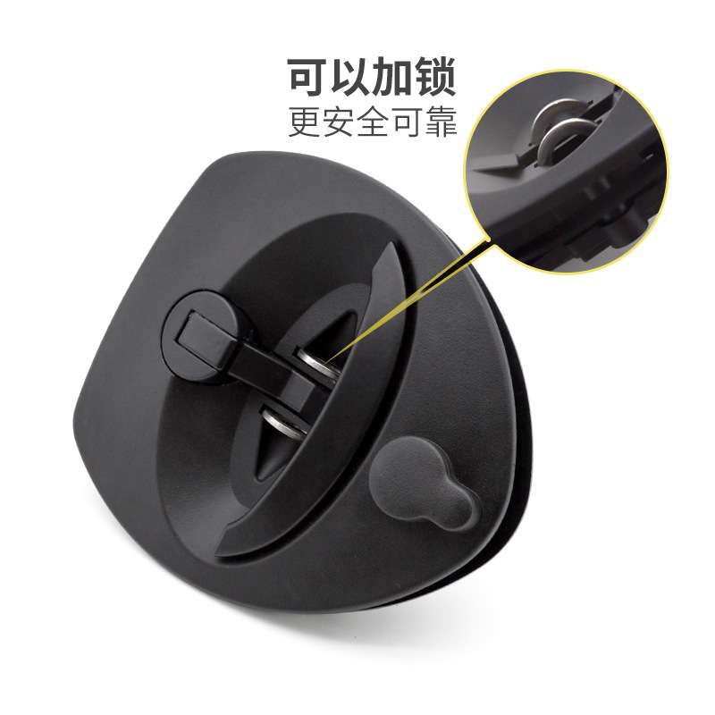 工具箱锁工程面板锁MS909-1T型拉手锁双锁结构设备柜平面锁