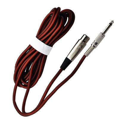 麦克风电缆6.5mm连接电缆6.35音频电缆拉伸Ktv专用麦克风Xlr母线