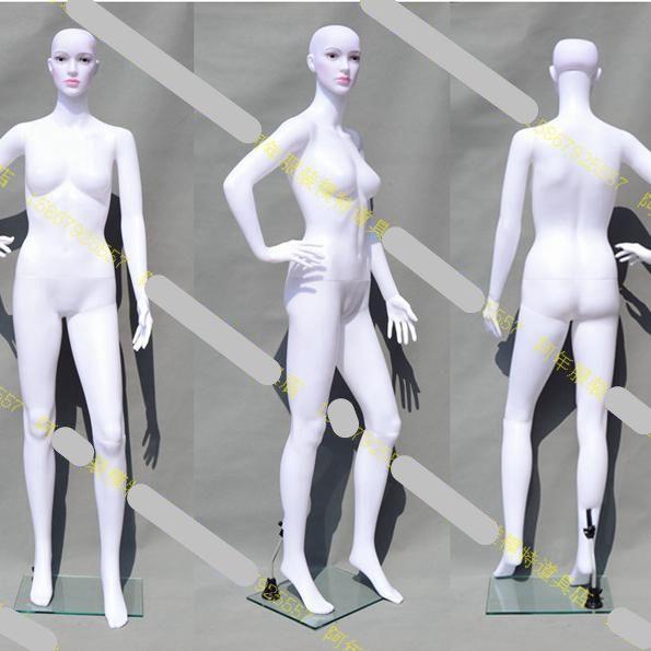 模特道具女全身 韩式人体仿真 服装店白色塑料模特道具女橱窗婚纱