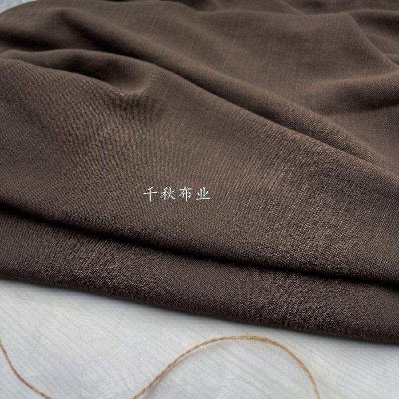 高档吸汗透气咖啡色棉麻面料春夏垂感衬衣裙子裤子休闲亚麻布料,居家布艺,海绵垫/布料/面料/手工diy,淘宝优惠券,粉丝福利购,淘宝优惠卷