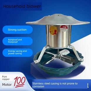 家用烟囱引风机管道强力排烟机防倒烟纯铜大功率耐高温锅炉引风机
