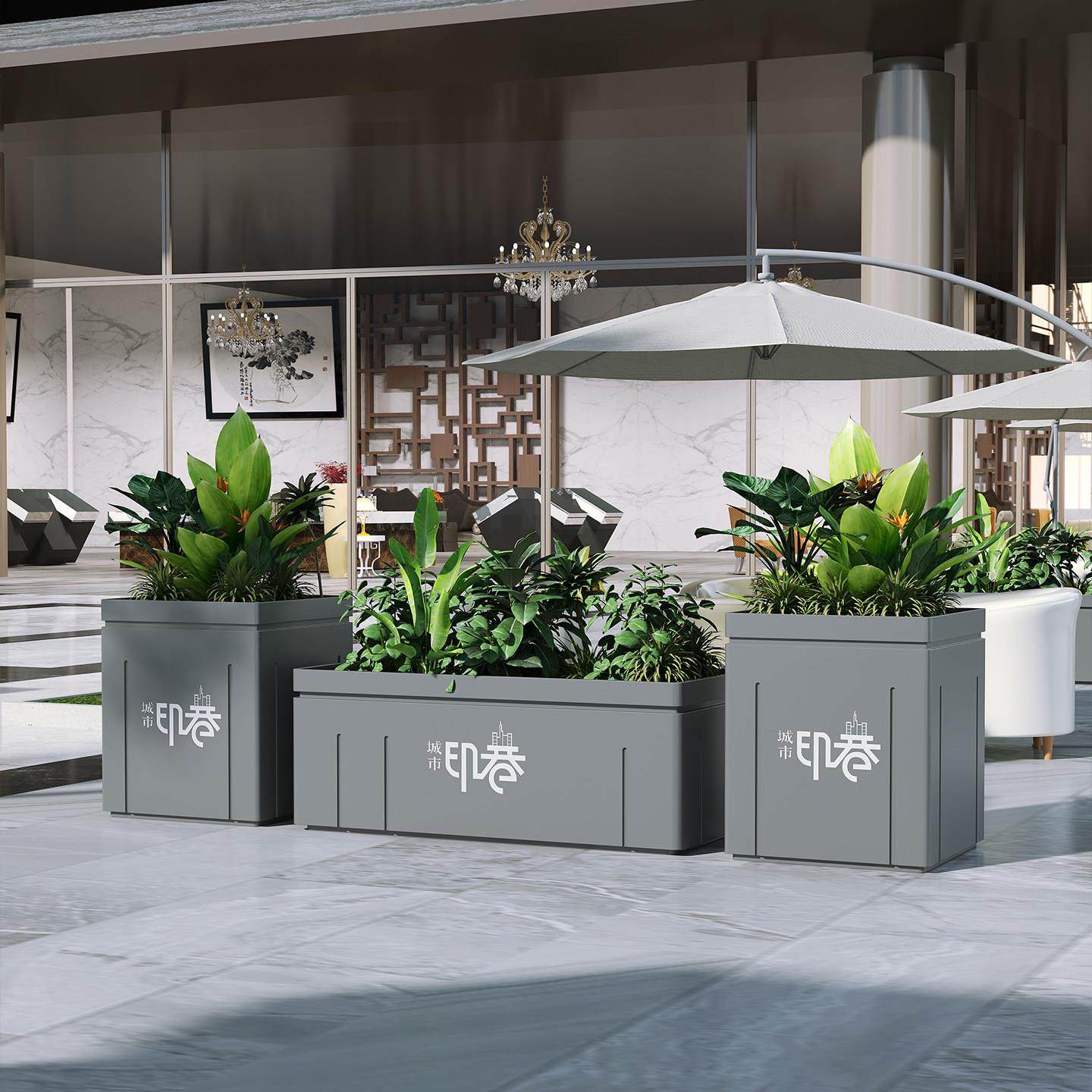 户外不锈钢花箱组合铁艺花箱花池铁艺花架落地式花槽花箱组合花盆,商业/办公家具,花坛/花箱,淘宝优惠券,粉丝福利购,淘宝优惠卷