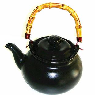 景德镇珍宝陶瓷砂锅茶壶竹提梁陶壶煮茶器咖啡壶明火直烧水壶包邮