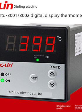 欣凌温度计Xmtd-3001/3002 K型E Pt100 Cu50数字显示调节器温控器