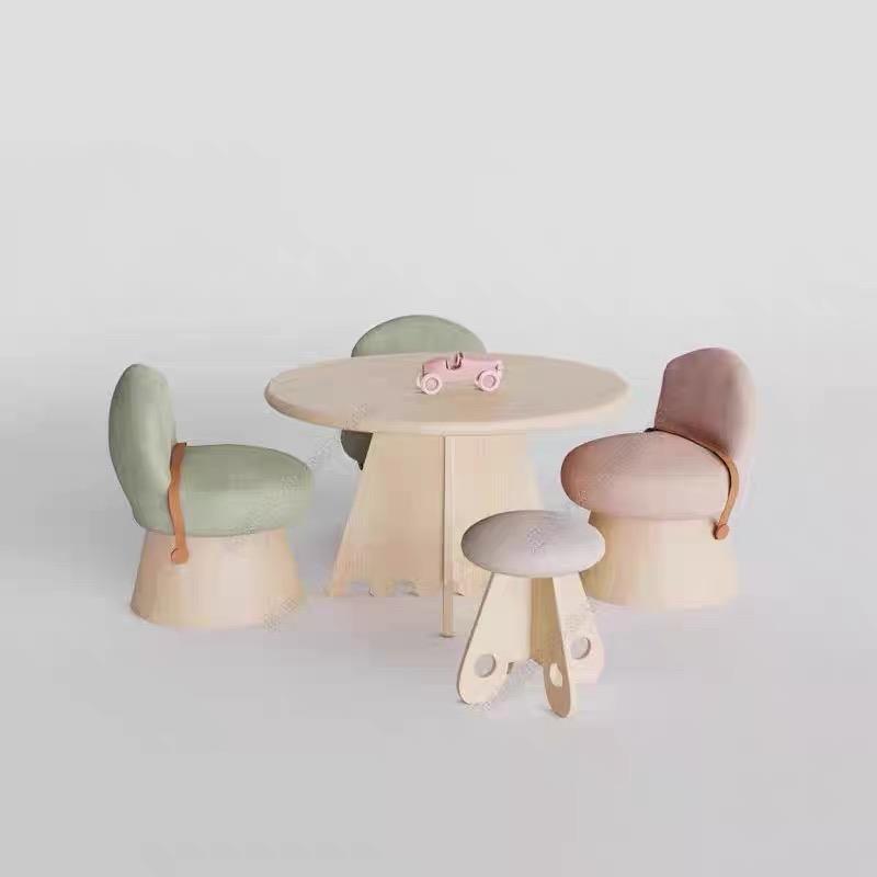 样品屋展示中心幼儿园儿童桌椅组合架空层实木多人创意宝宝早教中