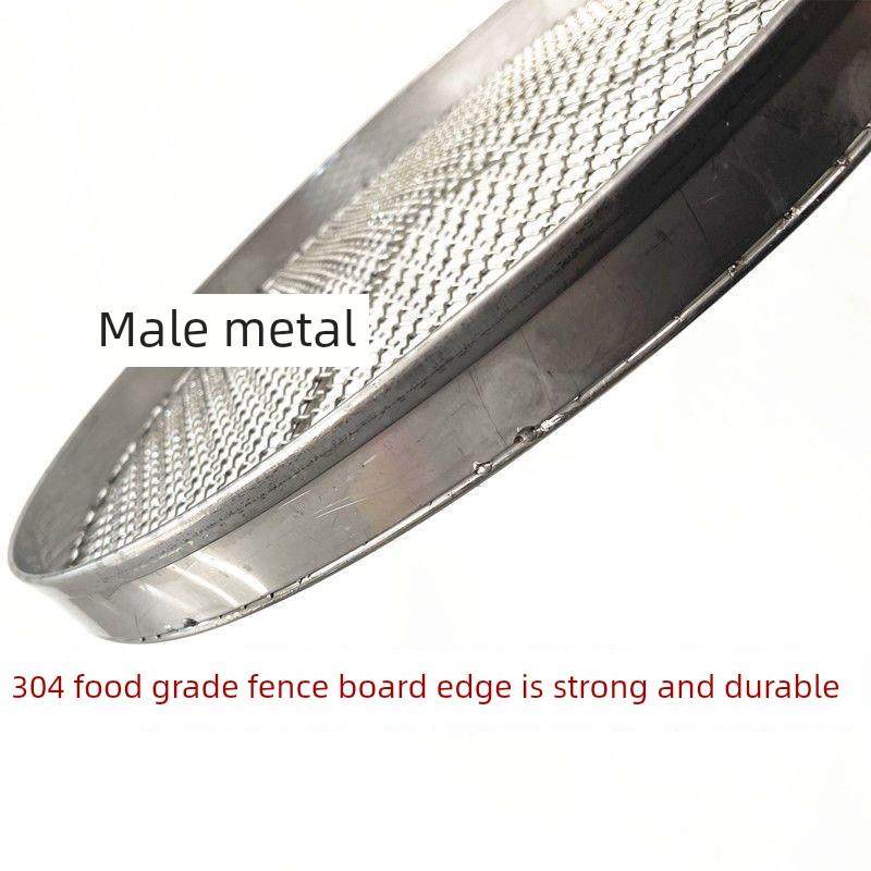 304不锈钢圆网栅栏强化烧烤蒸炉家用商用木炭电烤白钢圆