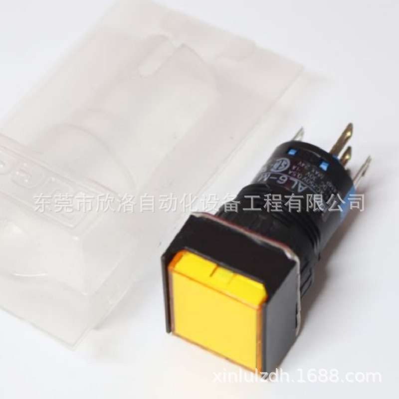 AL6系列方形安钮开关AL6Q-M14GC/M14RC/M14YC IDEC和泉按钮开关