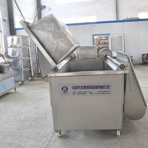 电加热油水混合油炸机炸花生酥商用油炸锅花生酥煤气油炸机