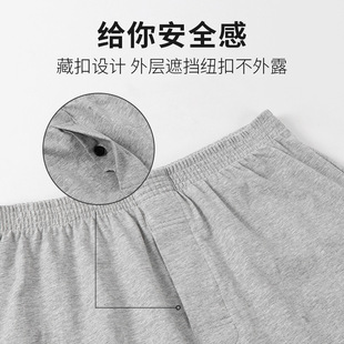 居家棉質(zhì)睡褲 加肥加大F碼 男士 肥佬300斤寬松四角平角褲 內(nèi)褲 阿羅褲