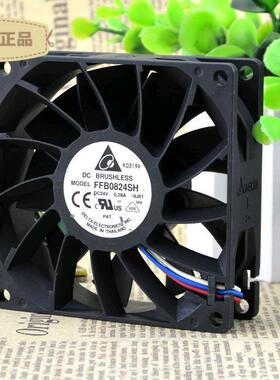 原装台达FFB0824SH24V0.28A8cm8025温控大风量风扇测速