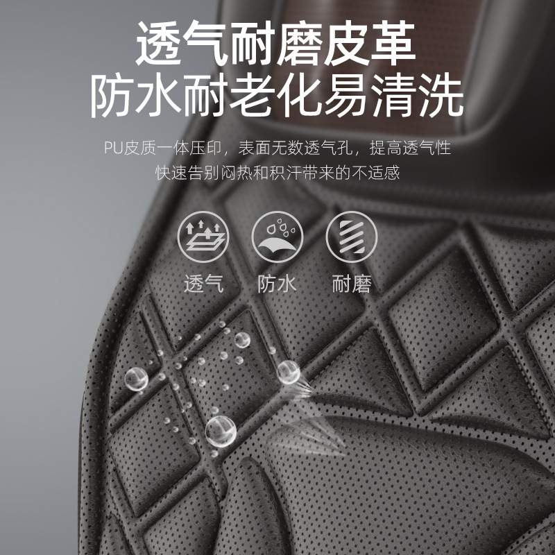 家用车载电动按摩器 多功能加热震动汽车颈部背部按摩椅靠垫