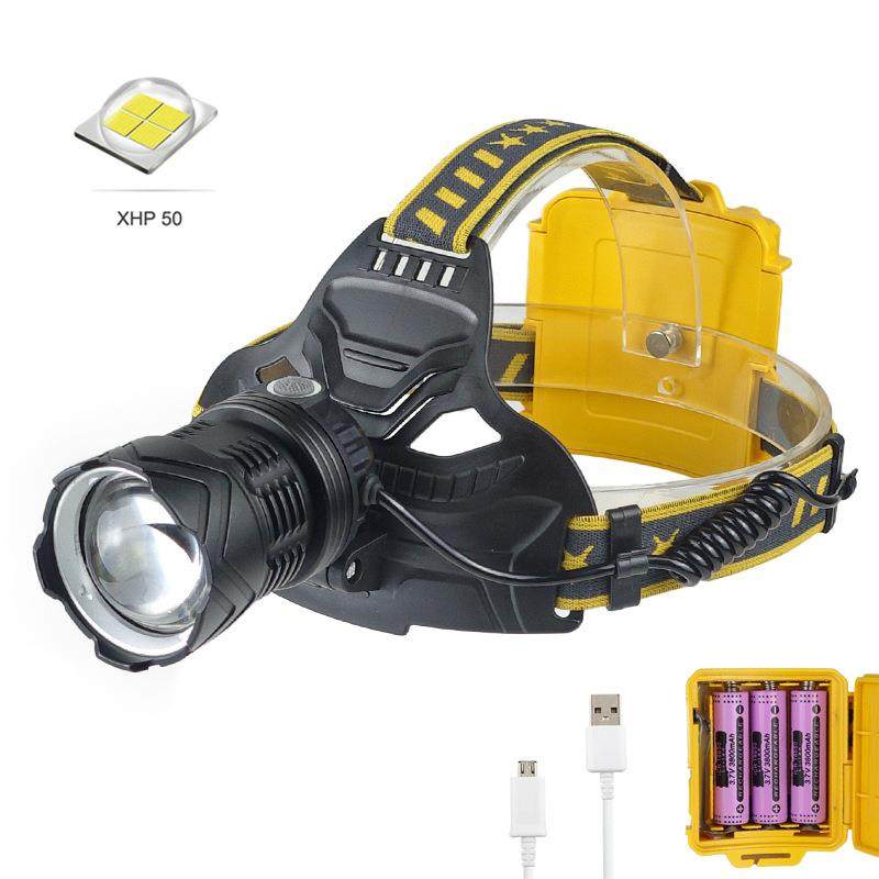 新款P50头灯USB充电大功率头戴式手电筒xhp50三电池仓头灯,畜牧/养殖物资,畜牧/养殖器械,淘宝优惠券,粉丝福利购,淘宝优惠卷