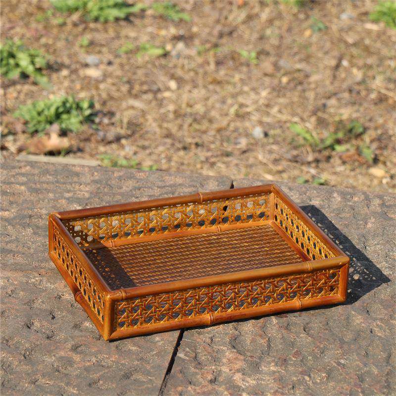 实心竹编篮子茶具收纳托盘竹编篮子纯手工竹工艺品茶具篮子竹制品,清洗/食品/商业设备,风口/风叶/风机配件,淘宝优惠券,粉丝福利购,淘宝优惠卷