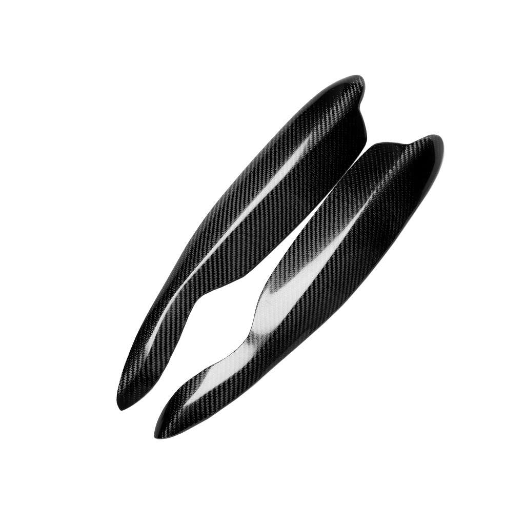 适用新Smart-B#灯眉(W451)（2007-2014）碳纤维汽车大灯眉睫毛改