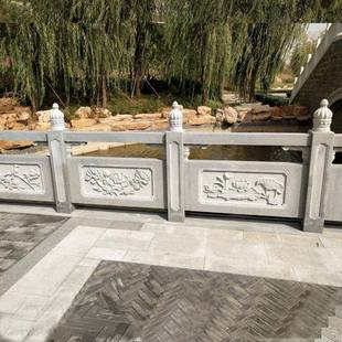 供应青石石栏杆河道建筑石栏公园河流扶手简易石栏杆直售