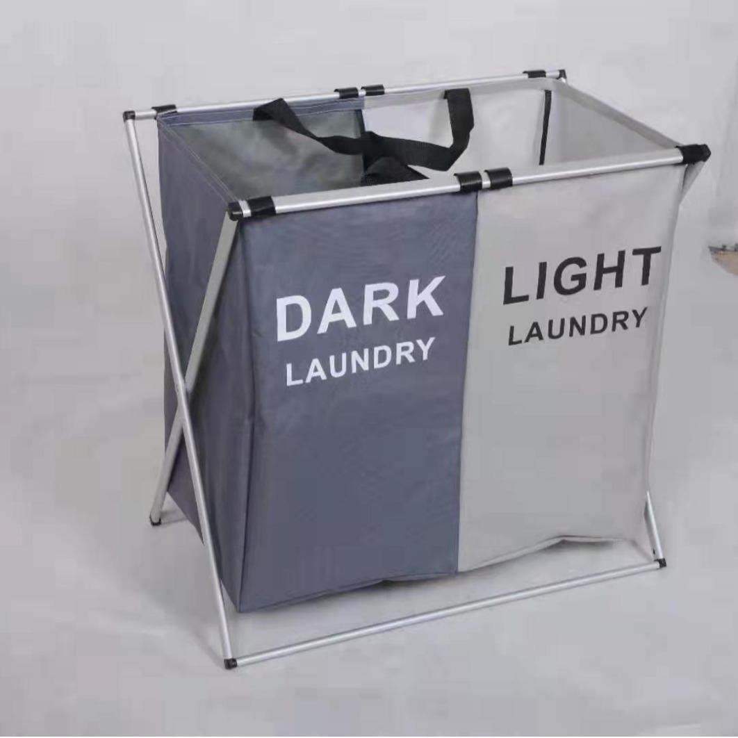 直销新款方形现货脏衣篮牛津布防水脏衣篓可折叠收纳桶手提洗衣篮