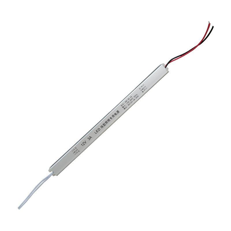 直销新款跨境超薄卡布灯箱驱动电源12v3a恒压微型开关电源led灯带
