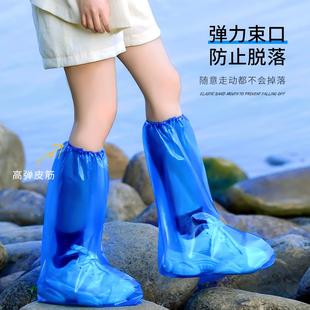 一次性鞋 直销新款 套防水雨天加厚防滑透明室外养殖靴套中高筒耐磨