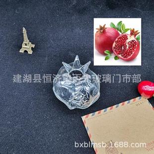 创意玻璃花瓶 直销新款 锤纹迷你小石榴台面花瓶 日式 手作花器摆件