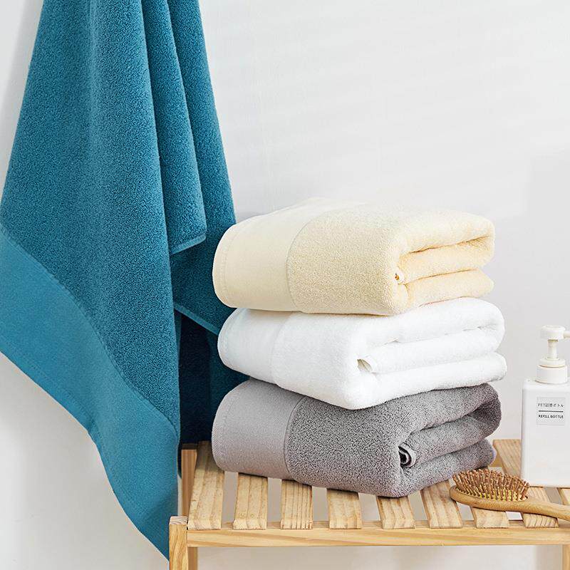 直销新款铂金缎宽缎浴巾纯棉加厚成人洗脸长绒棉酒店全棉柔软吸水