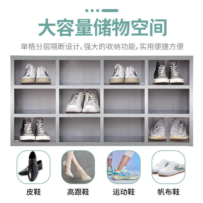 直销新款供应不锈钢鞋柜无尘净化车间换鞋柜304多层单双面员工多
