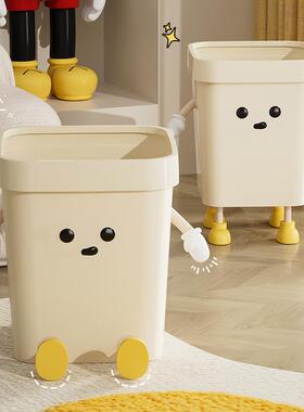 新款直销uforu 方形垃圾桶家用高级感厕所大号垃圾篓客厅卫生间无