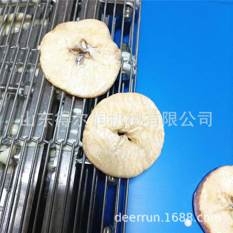 冻干水果片巧克力涂层机 草莓巧克力涂层冷却生产线 0-10度低温