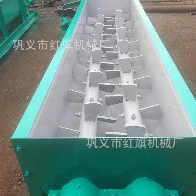 工业双轴搅拌机 煤泥加湿混合搅拌机 污泥黏土搅拌设备厂家供应