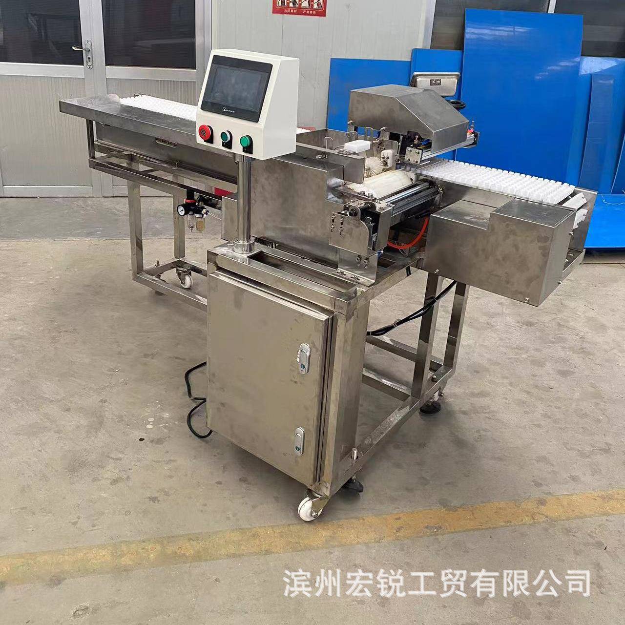 全自动数控连续式穿切牛羊猪肉串机 不锈钢多功能烧烤串穿串机