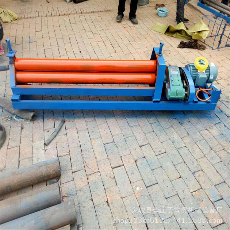 销售铁板卷圆机小型 卧式卷板机 新款电动卷板机 三辊滚圆机