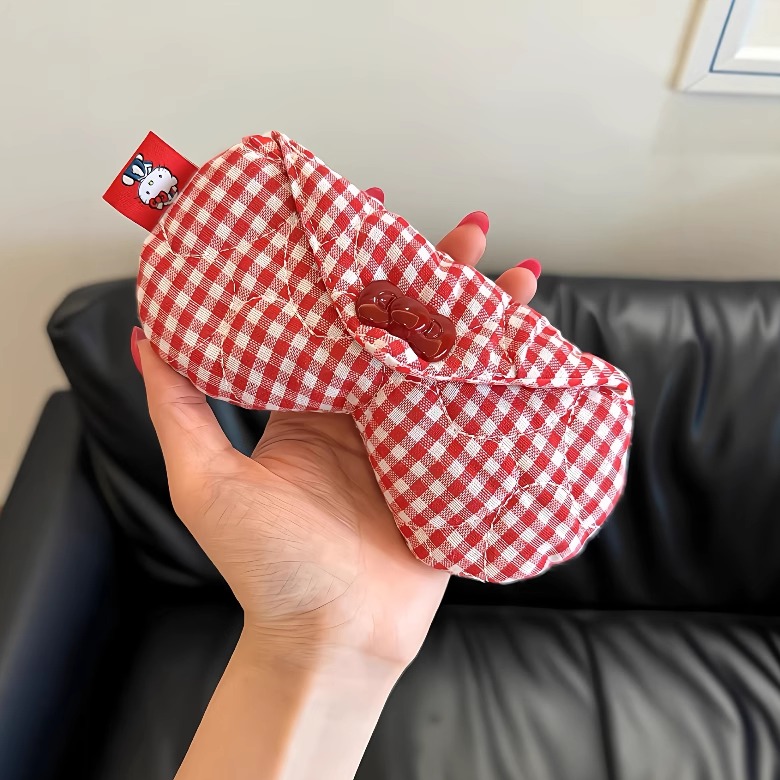 发现一个超可爱的夹棉眼镜包~