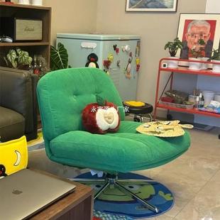 懒人小沙发椅杜威林格休闲椅可旋转客厅小户型设计师中古单人椅